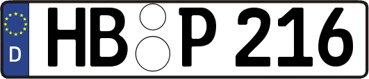 HB-P216