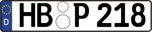 HB-P218