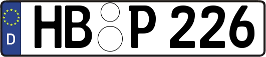 HB-P226