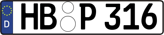 HB-P316