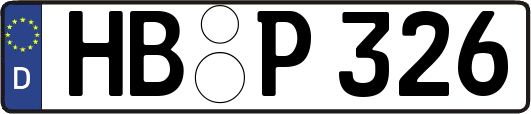 HB-P326