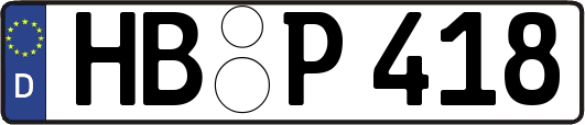HB-P418