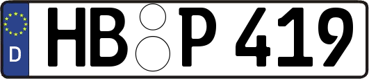HB-P419