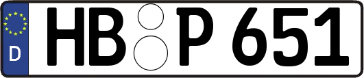 HB-P651