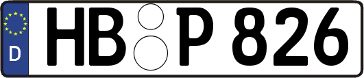 HB-P826