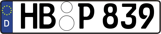 HB-P839