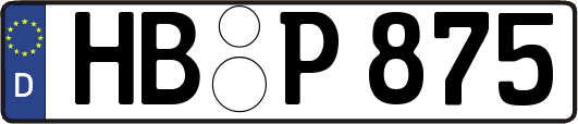 HB-P875