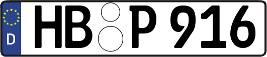 HB-P916