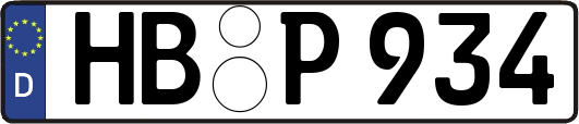 HB-P934