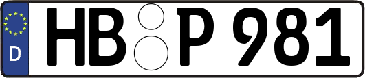 HB-P981