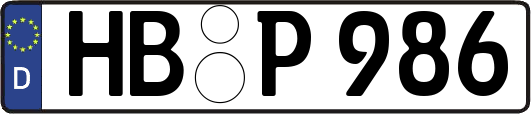 HB-P986