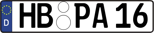 HB-PA16