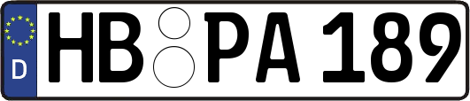 HB-PA189