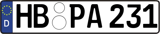 HB-PA231