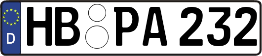 HB-PA232