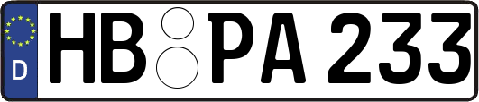 HB-PA233