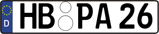 HB-PA26