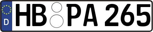 HB-PA265