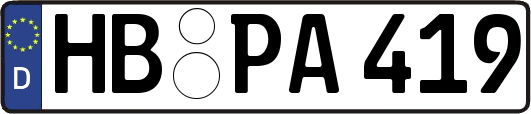 HB-PA419