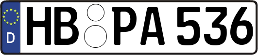HB-PA536