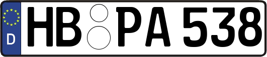 HB-PA538