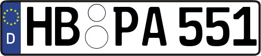 HB-PA551