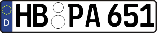 HB-PA651