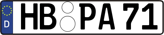 HB-PA71
