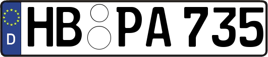 HB-PA735