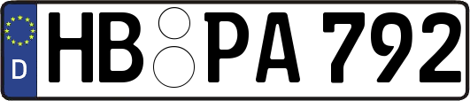 HB-PA792