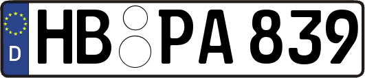 HB-PA839