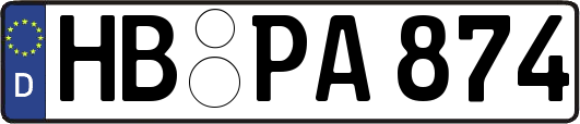 HB-PA874