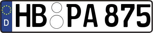 HB-PA875