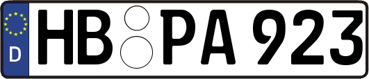 HB-PA923