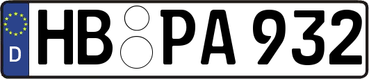HB-PA932