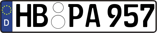 HB-PA957