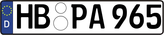 HB-PA965