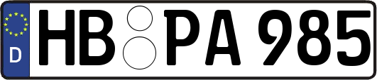 HB-PA985