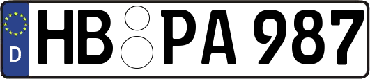 HB-PA987