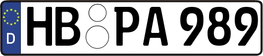 HB-PA989