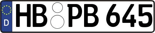 HB-PB645