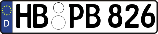 HB-PB826