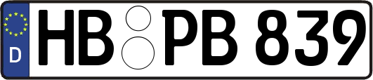 HB-PB839