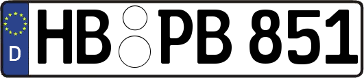 HB-PB851