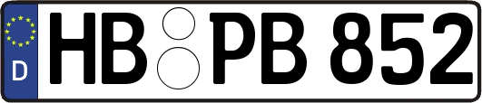 HB-PB852