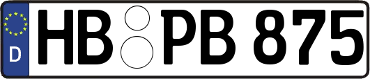 HB-PB875