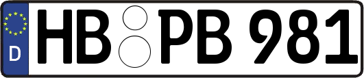 HB-PB981
