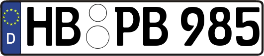 HB-PB985