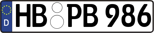 HB-PB986