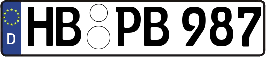 HB-PB987